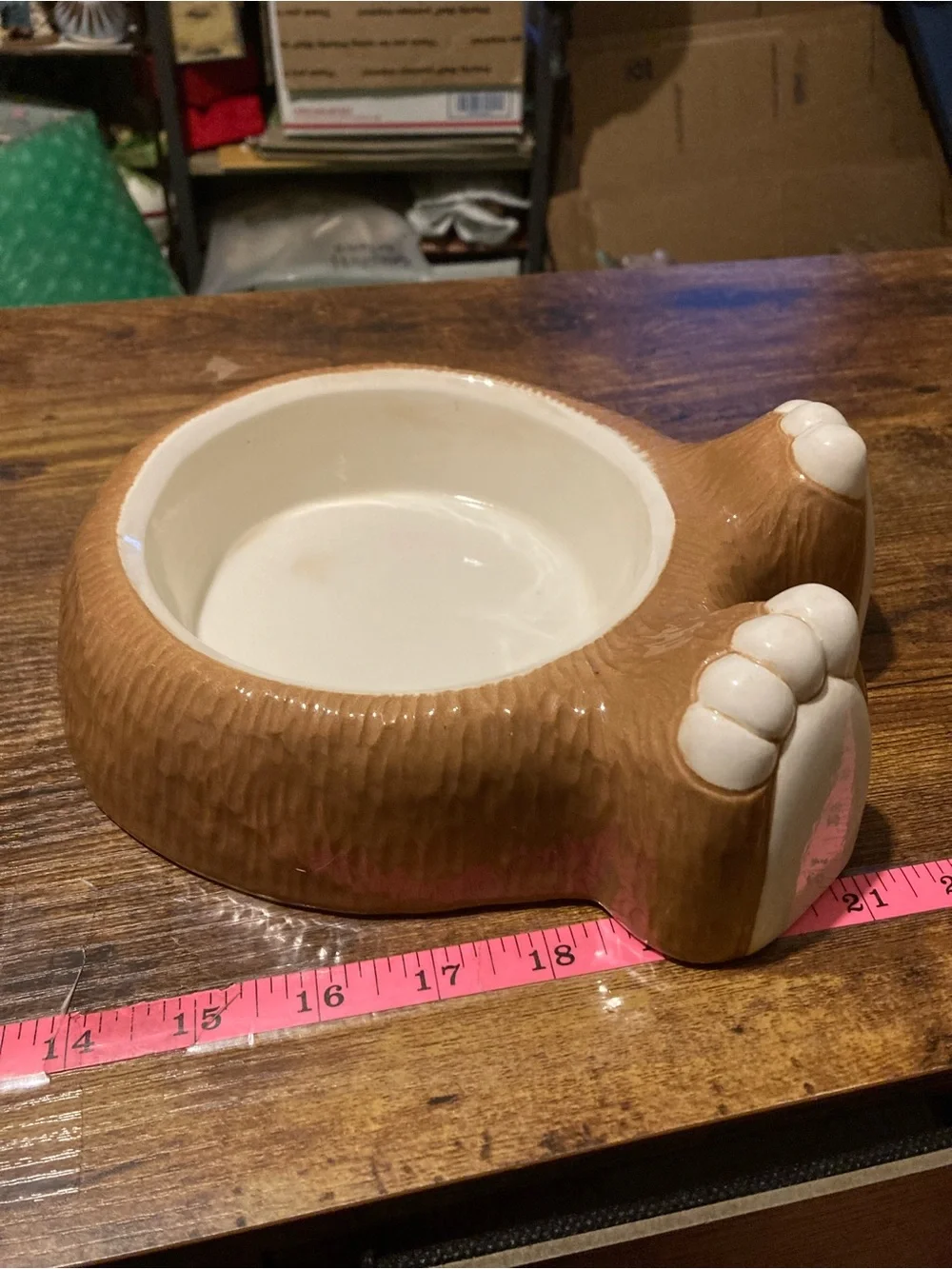 Vintage Treasure Craft bear cookie jar